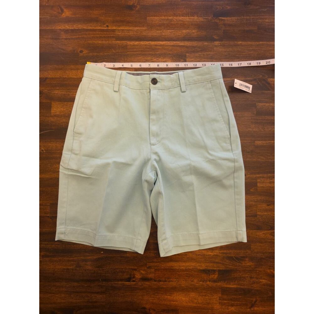 Amazon Essentials Mens Classic-Fit 9" Chino Shorts Size 29 Aqua Green